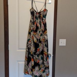Maxi tropical dress.